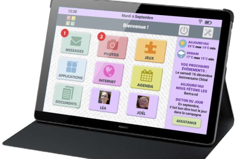 Facilotab, la tablette des seniors
