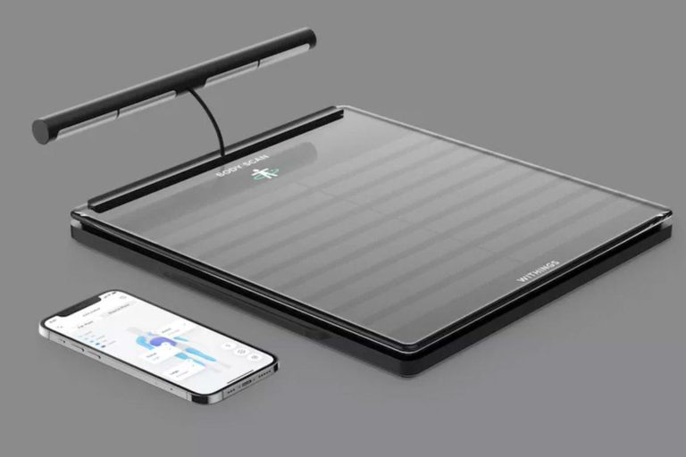 La balance Withings Body Scan.