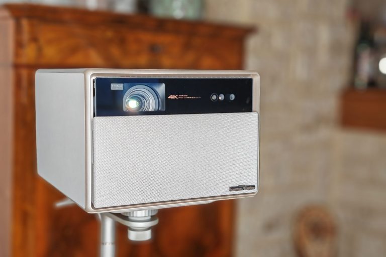 Projecteur XGIMI Horizon Ultra. (Photo : Objets du Futur.) Projecteur XGIMI Horizon Ultra. (Photo : Objets du Futur.)