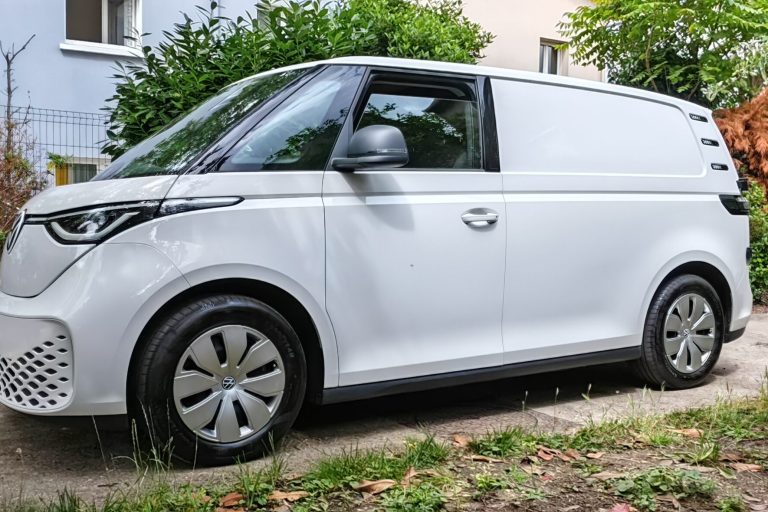 l'ID. Buzz Cargo de Volkswagen. (Photo Objets du Futur.)