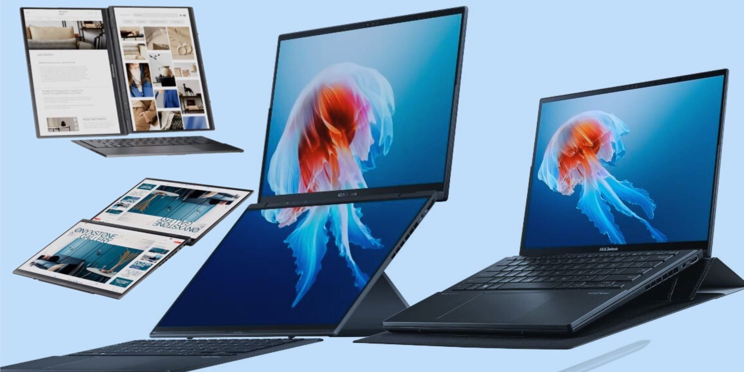 L'Asus Zenbook Duo, un ordinateur à géométrie variable.