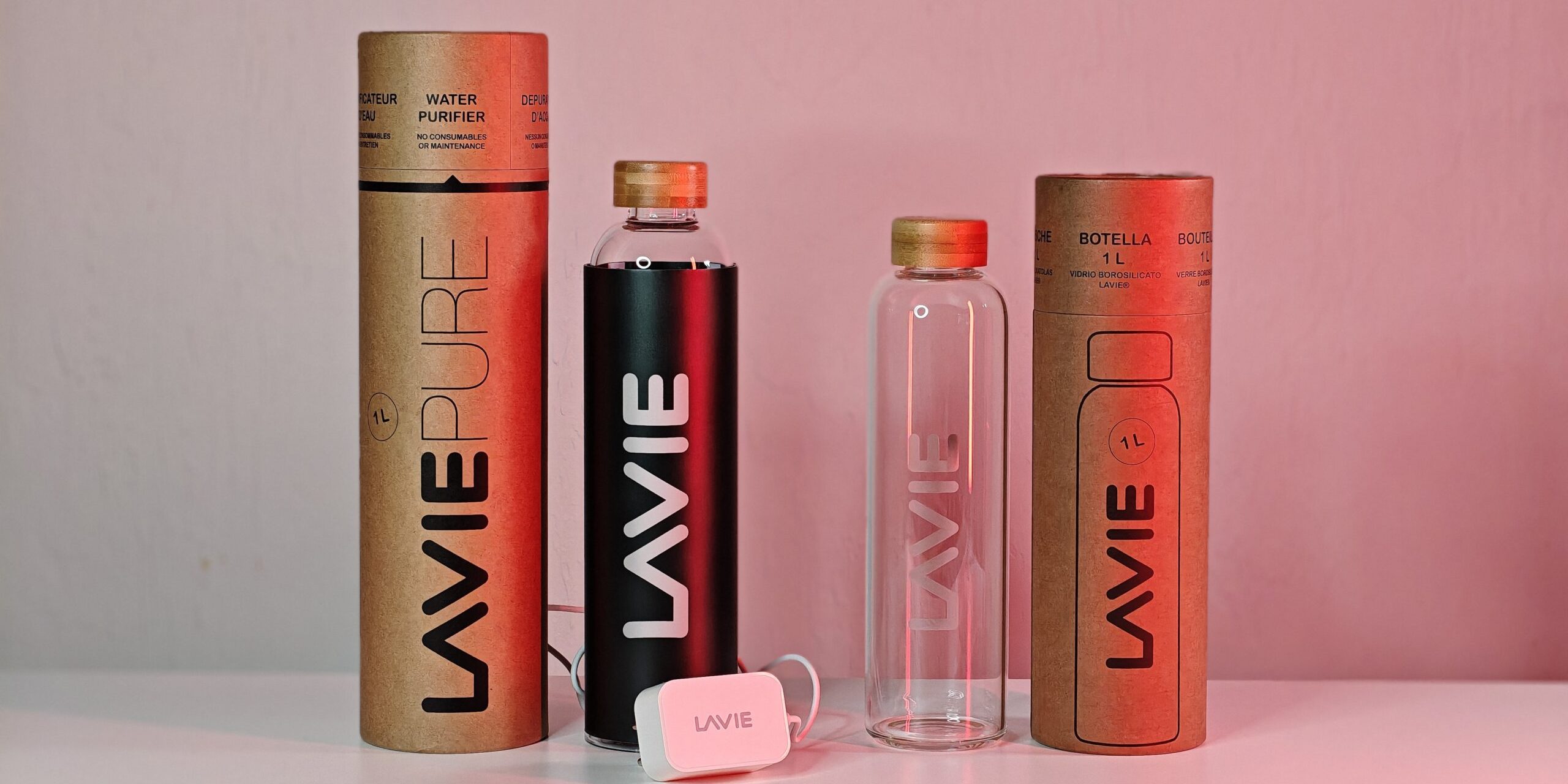 LaVie, des bouteilles pour purifier l’eau du robinet. (Photo Objets du Futur) LaVie, des bouteilles pour purifier l'eau du robinet. (Photo Objets du Futur)