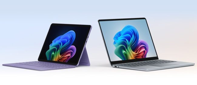 Les Microsoft Surface Pro et Surface Laptop, deux ordinateurs sous Copilot+