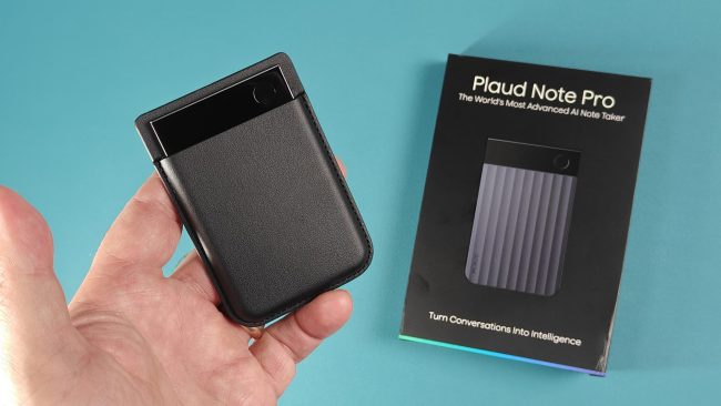 Plaud Note Pro un assistant IA indispensable. (Photo Objets du Futur) Plaud Note Pro un assistant IA indispensable. (Photo Objets du Futur)