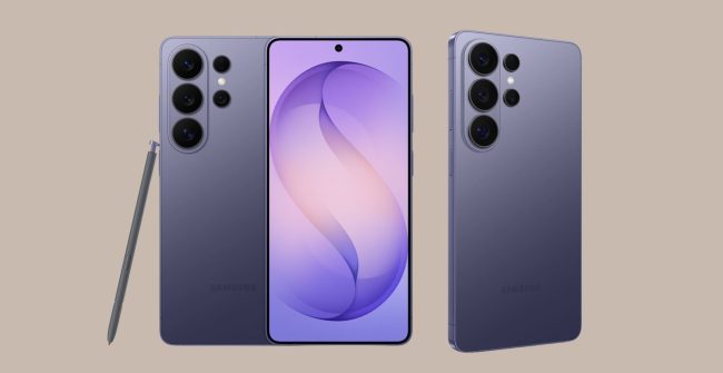 Le Samsung Galaxy S26 Ultra se dévoile entre lignes sculpturales et intégration parfaite du S Pen, le nouveau fleuron de Samsung redéfinit les standards de l'élégance technologique.