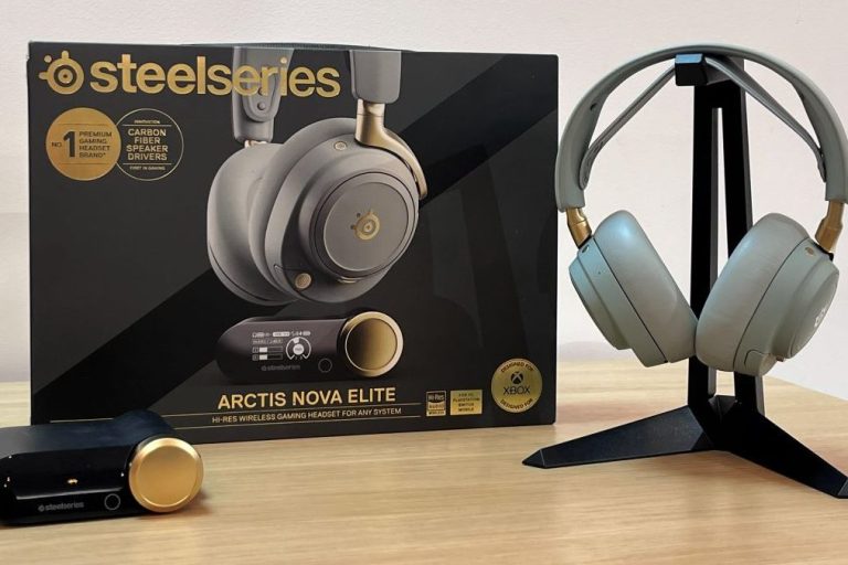 L’Arctis Nova Pro Omni, SteelSeries mise sur une expérience multisource, capable de jongler en temps réel entre console, PC et smartphone. (Photo Objets du Futur) L’Arctis Nova Pro Omni, SteelSeries mise sur une expérience multisource, capable de jongler en temps réel entre console, PC et smartphone. (Photo Objets du Futur)