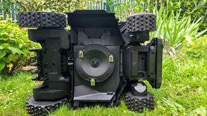 Chaque roue dispose de son propre moteur, ce qui permet au robot de répartir précisément sa motricité selon le terrain. (Photo Objets du Futur)