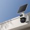 Le gabarit imposant des eufyCam S4 est la contrepartie de leur triple optique, de leur motorisation et de leur panneau solaire intégré.