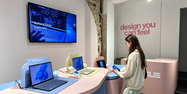 Le Zenbook Café à Paris. (Photo Objets du Futur) Le Zenbook Café à Paris. (Photo Objets du Futur)